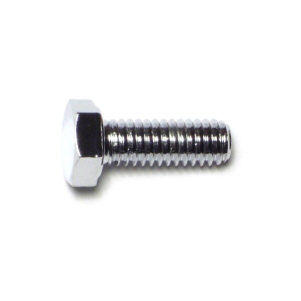 Midwest Fastener Grade 5, 5/16"-18 Hex Head Cap Screw, Chrome Plated Steel, 7/8 in L, 10 PK 74083 - main